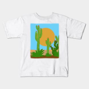 desert scene Kids T-Shirt